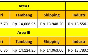 Harga Dasar Solar Industri Pertamina Periode 1 – 14 Juli 2021