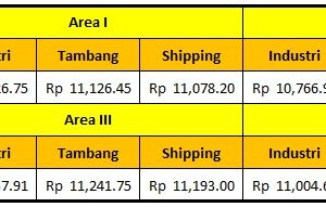 Harga Dasar Solar Industri Pertamina Periode 1 – 14 November 2020